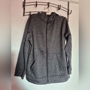 Boys Xersion Charcoal Zip-Up Jacket